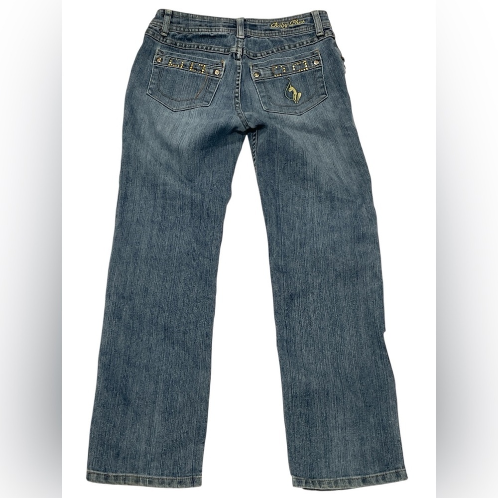 Baby Phat Girl’s Classic Blue Jeans Size 10 - Picture 4 of 5